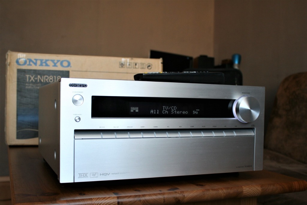 Audiofilski amplituner Onkyo TX NR 818 Net 180 wat Gdańsk Kup teraz
