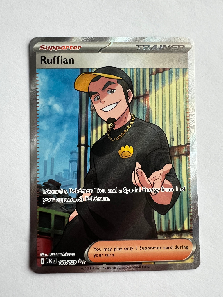 POKEMON KARTA RUFFIAN JOURNEY TOGETHER JTG 181/159 | SANOK | Kup teraz ...