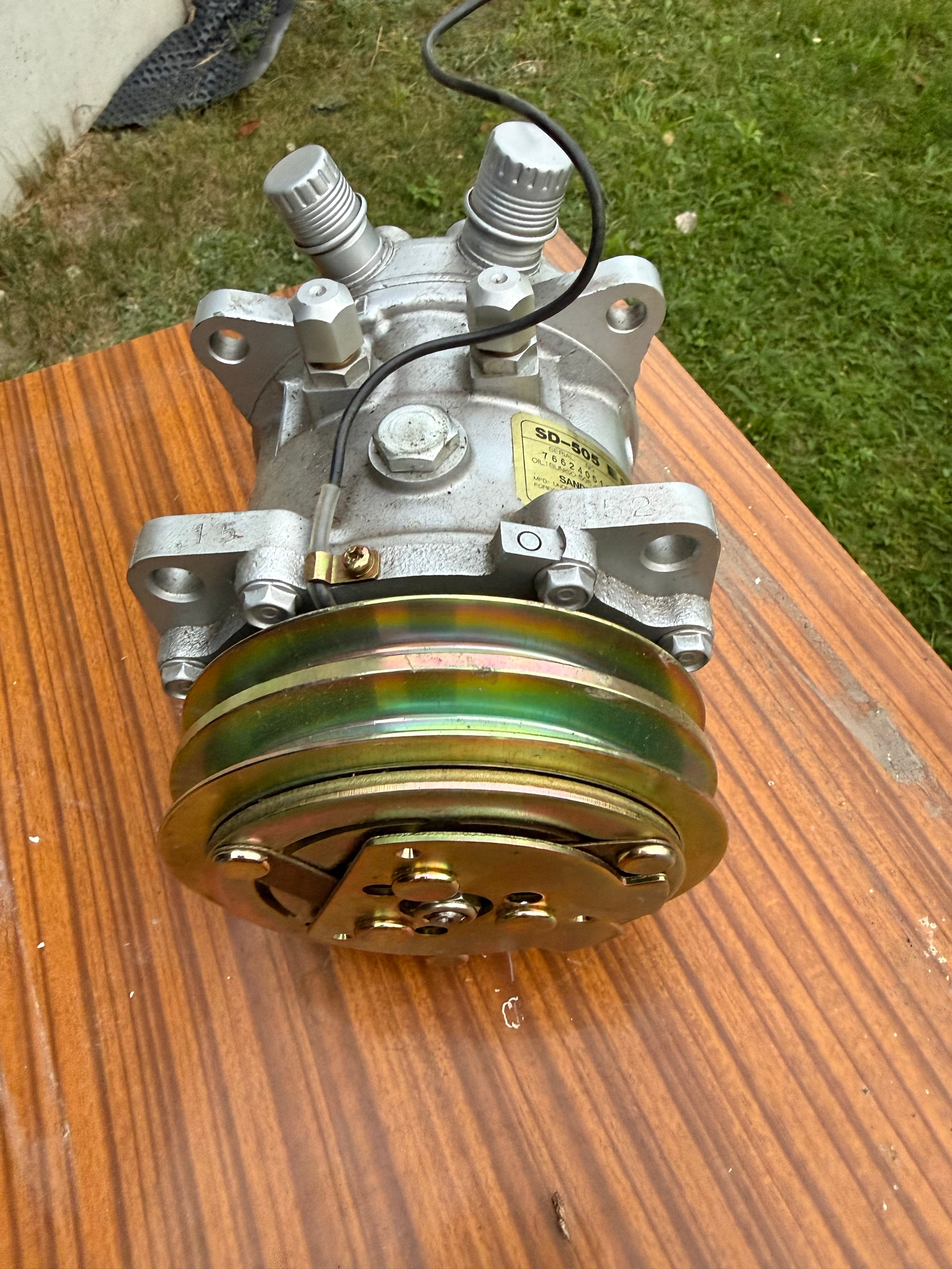 КОМПРЕСОР КОНДИЦІОНЕРА SANDEN SD-505 5012 – ОРИГІНАЛ JAPAN 