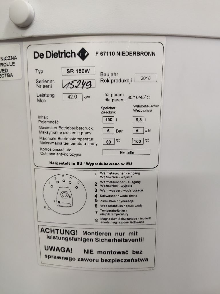 Kühlschrank Scharnier Für De Dietrich - Türscharnier 93x1336 Mm