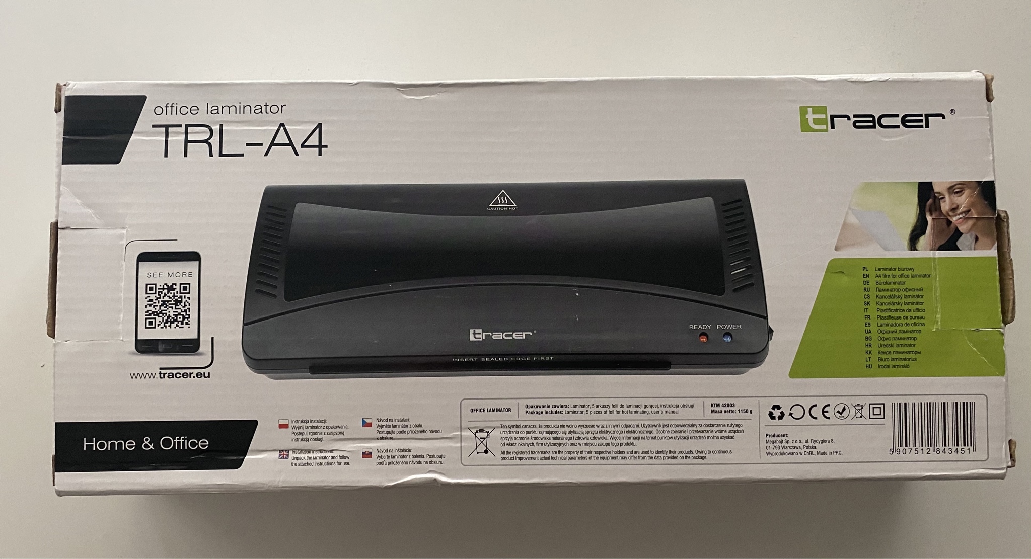 Laminator Tracer TRLA4 A4 Poznań Kup teraz na Allegro Lokalnie