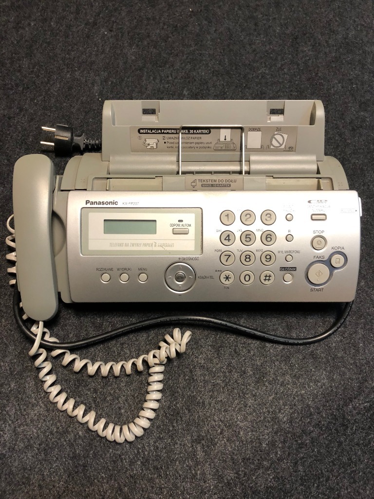 Telefax Panasonic KX-FP207,na zwykły papier | Mysłowice | Kup teraz na ...