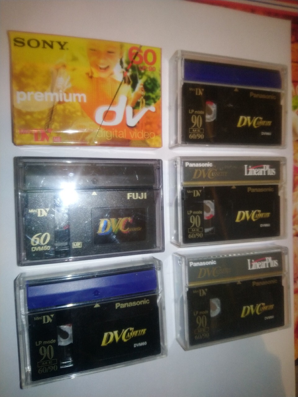 Kasetki mini Dv, dvm 60, panasonic, sony, Fuji Małe Leźno Kup teraz