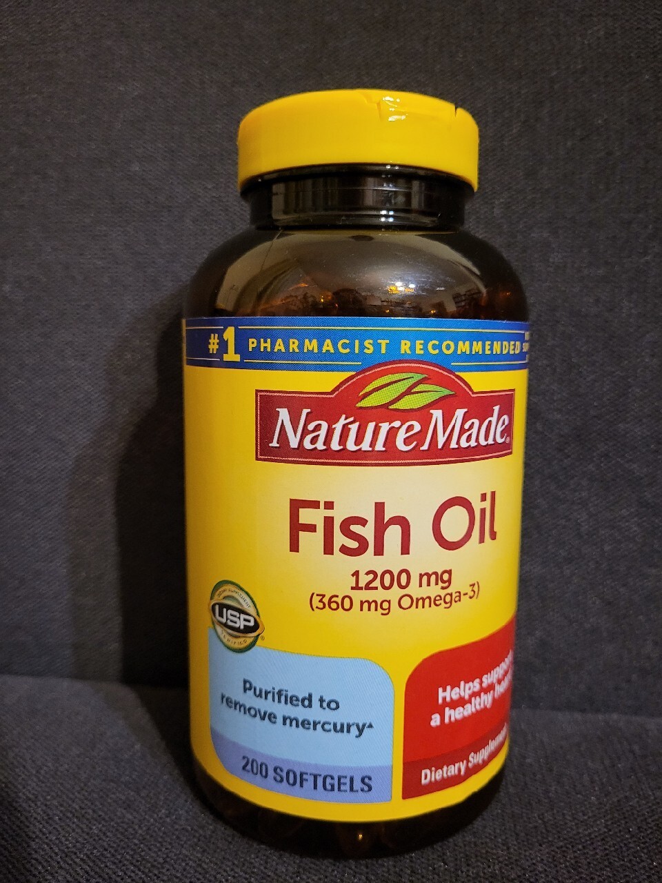 Fisch Oil 1200 mg nature made 200 kapsułek Rzeszów Kup teraz na