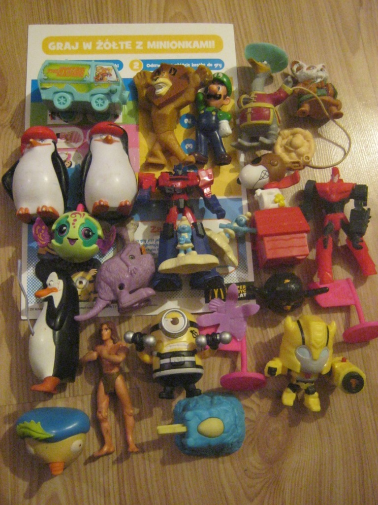 Zabawki z Happy Meal McDonald Ciechocinek Kup teraz na Allegro