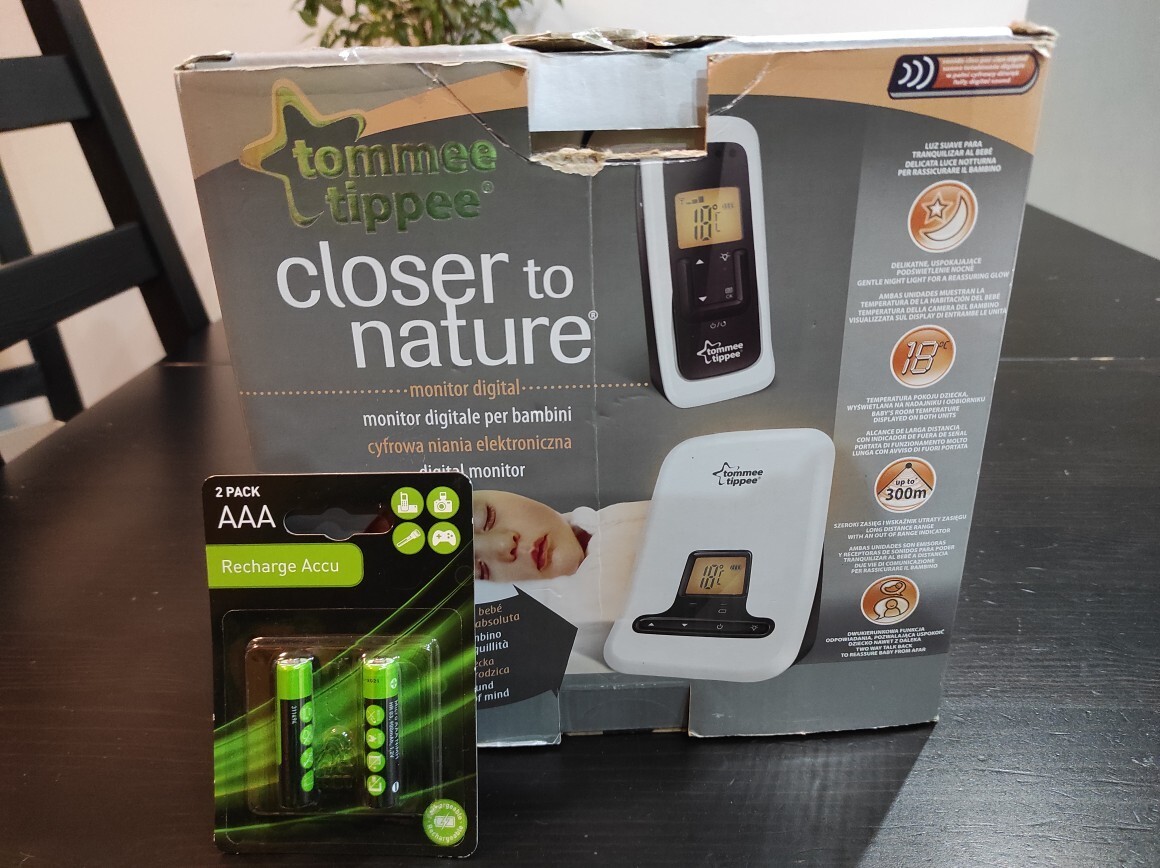 Tommee Tippee Thermomètre De Bain Et Chambre – Affichage Digital Rapide – Sans BPA – Blanc