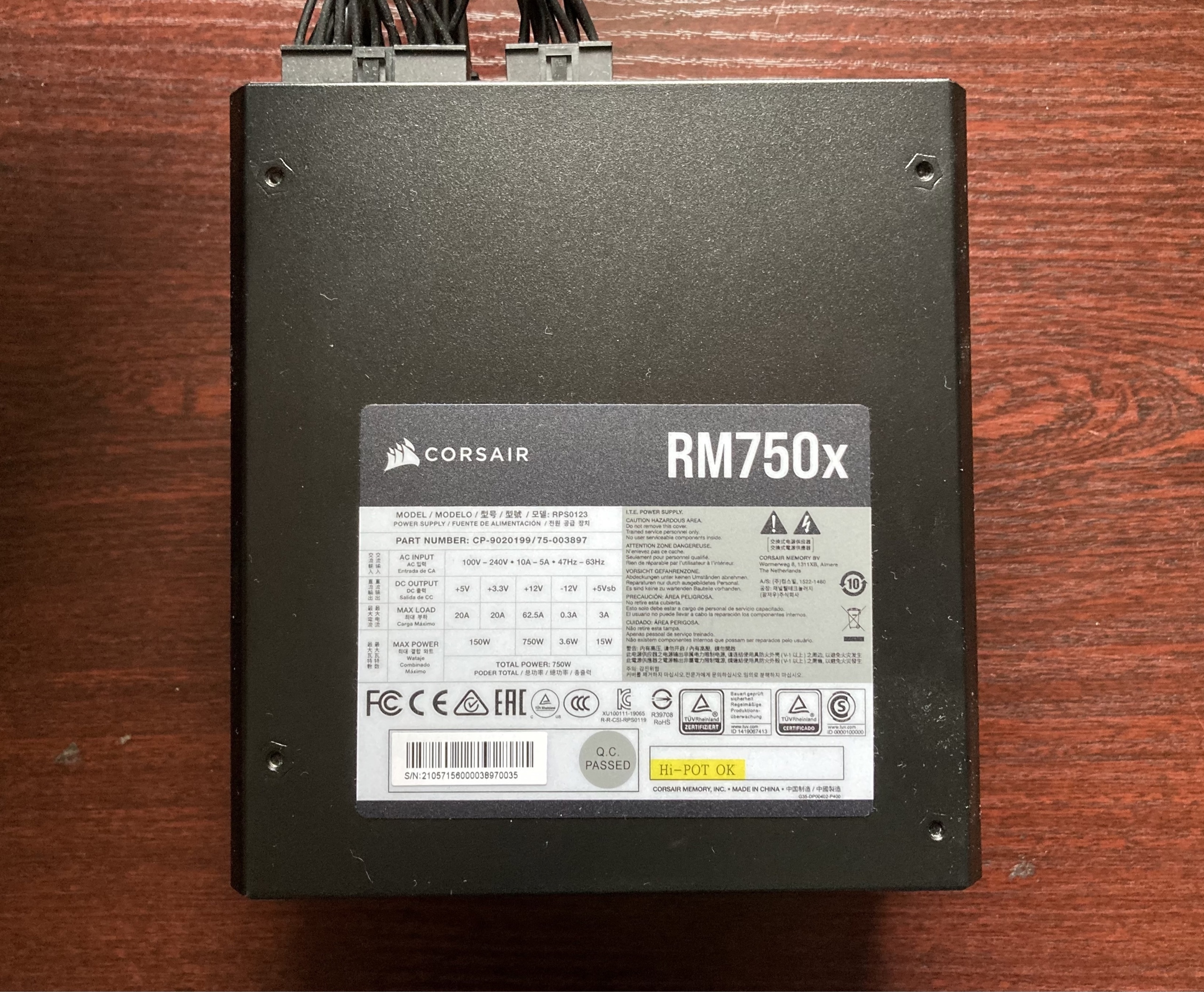 Corsair RM750x, używany przez 6 miesięcy | Zamość | Kup teraz na