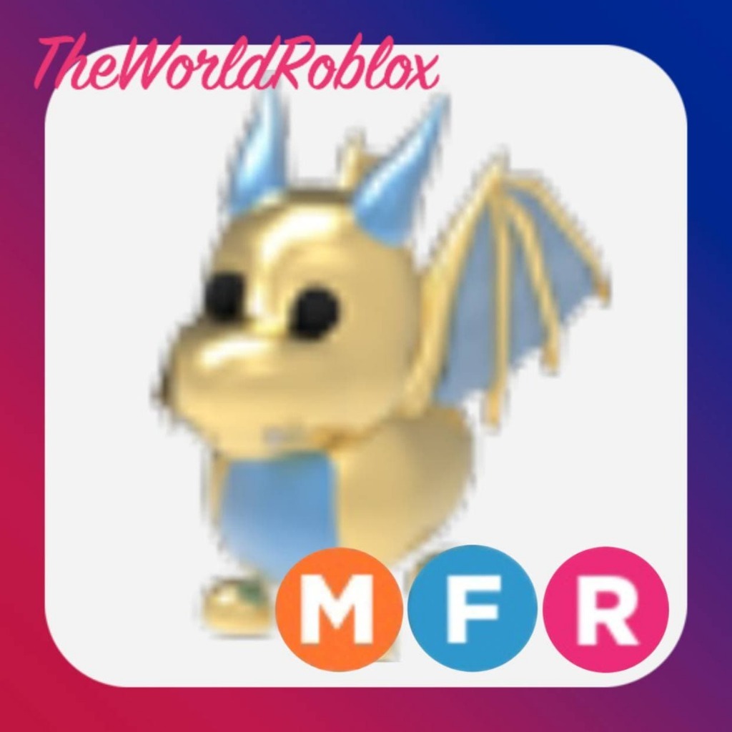 Roblox Adopt Me Golden Dragon MFR Warszawa Kup teraz na Allegro