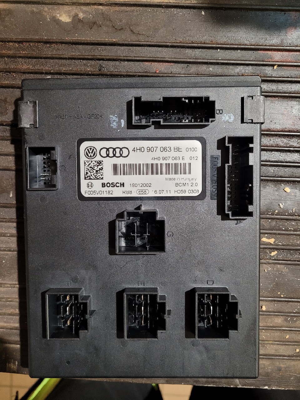 МОДУЛЬ КОМФОРТУ BCM AUDI A6 C7 4H0907063BE 