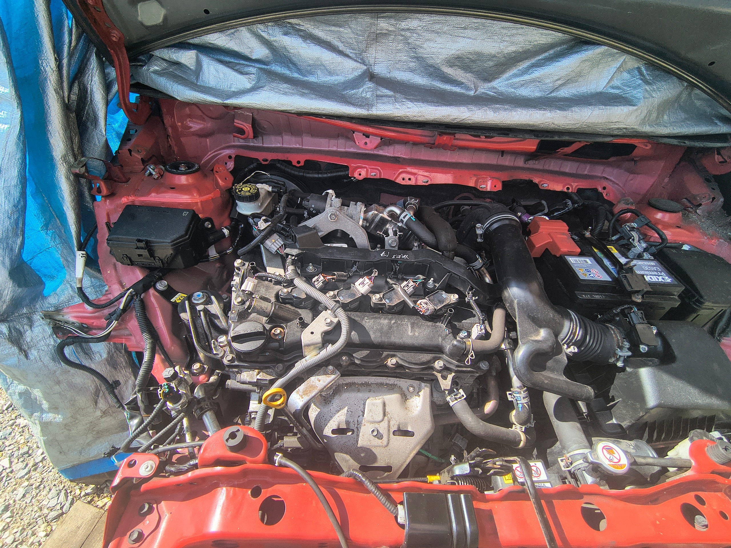 TOYOTA YARIS 3 ДВИГУН KOMPL. ZE, SKRZ. BIEGOW, 1497CM H2NR-P12P 