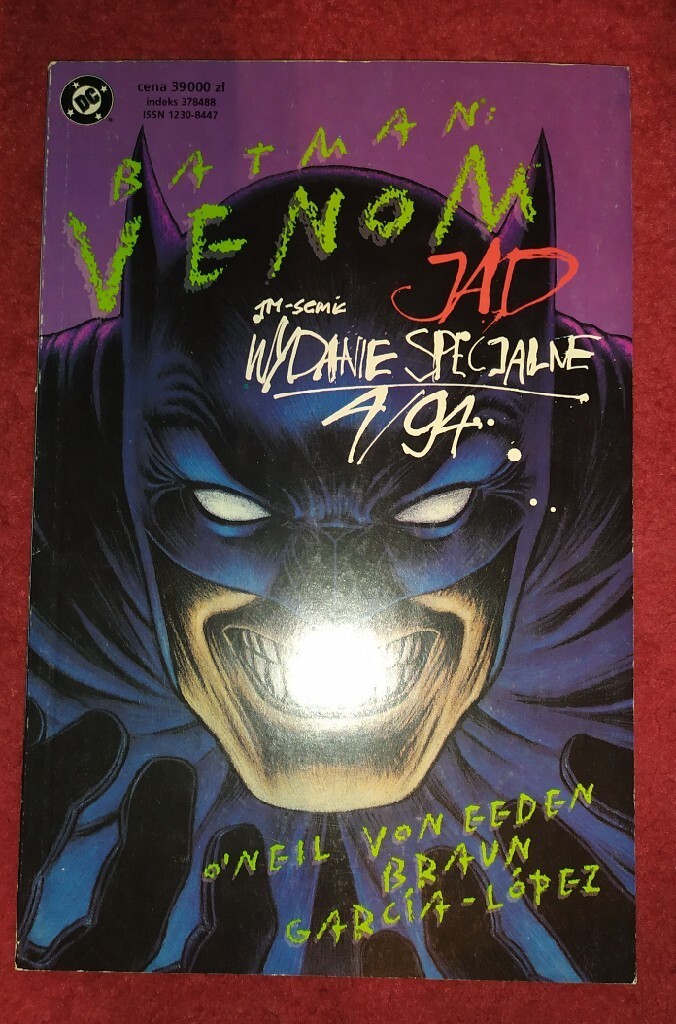 Batman VENOM Jad TM-Semic 4/94 Wydanie Specjalne | Wieliczka | Kup teraz na  Allegro Lokalnie
