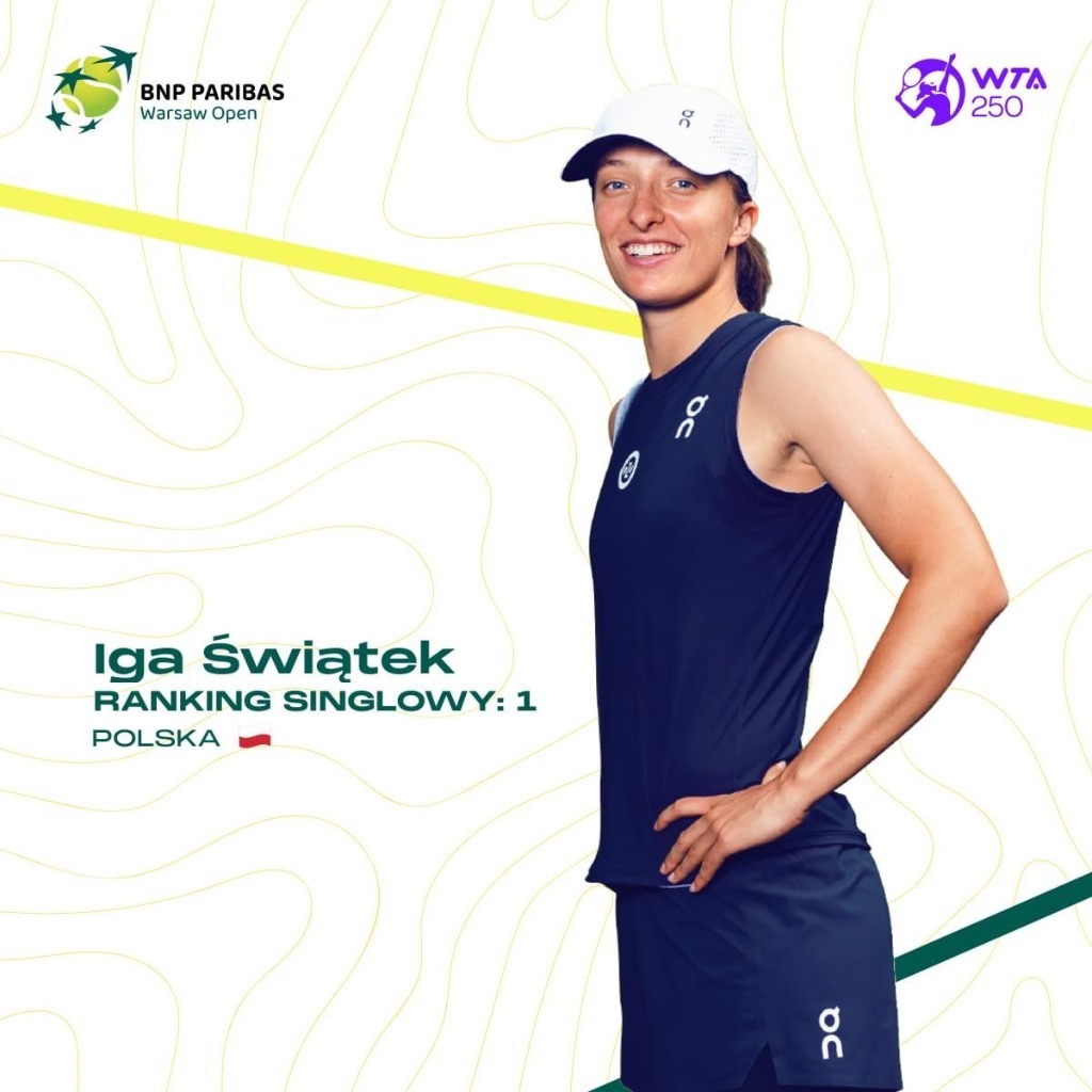 BILETY finał BNP Paribas Warsaw Open Iga Świątek Warszawa