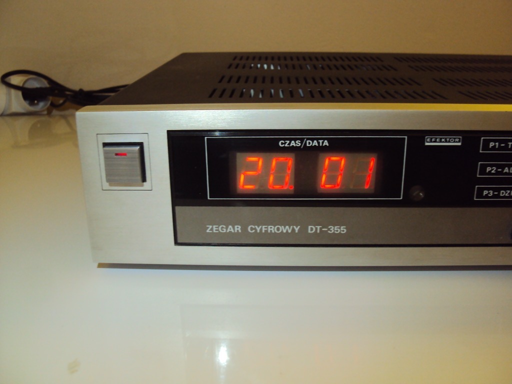 Timer zegar cyfrowy Unitra Diora DT355 jak Nówka Nowy Sącz