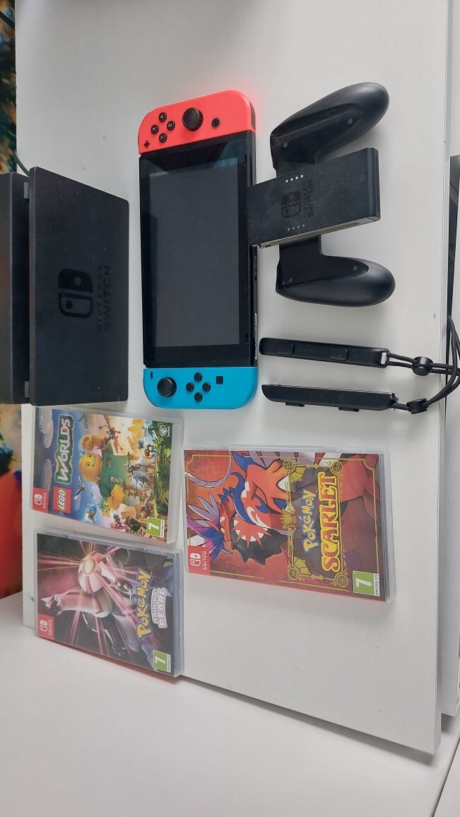 Nintendo Switch+ 3 oryginalne gry Suchy Dab Kup teraz na Allegro