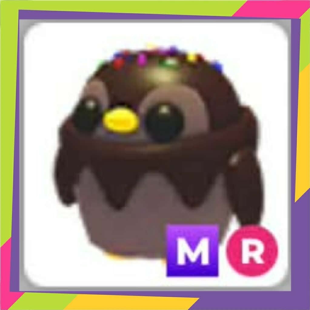 Mega Neon Ride Choco Penguin MR | Adopt Me | Roblox | Warszawa | Kup ...