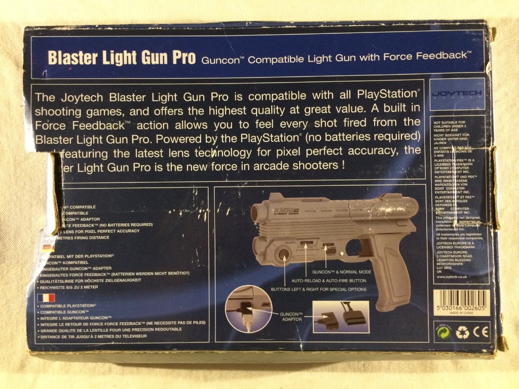 Blaster light gun pro PSX + Gry Jaworzno Licytacja na Allegro Lokalnie