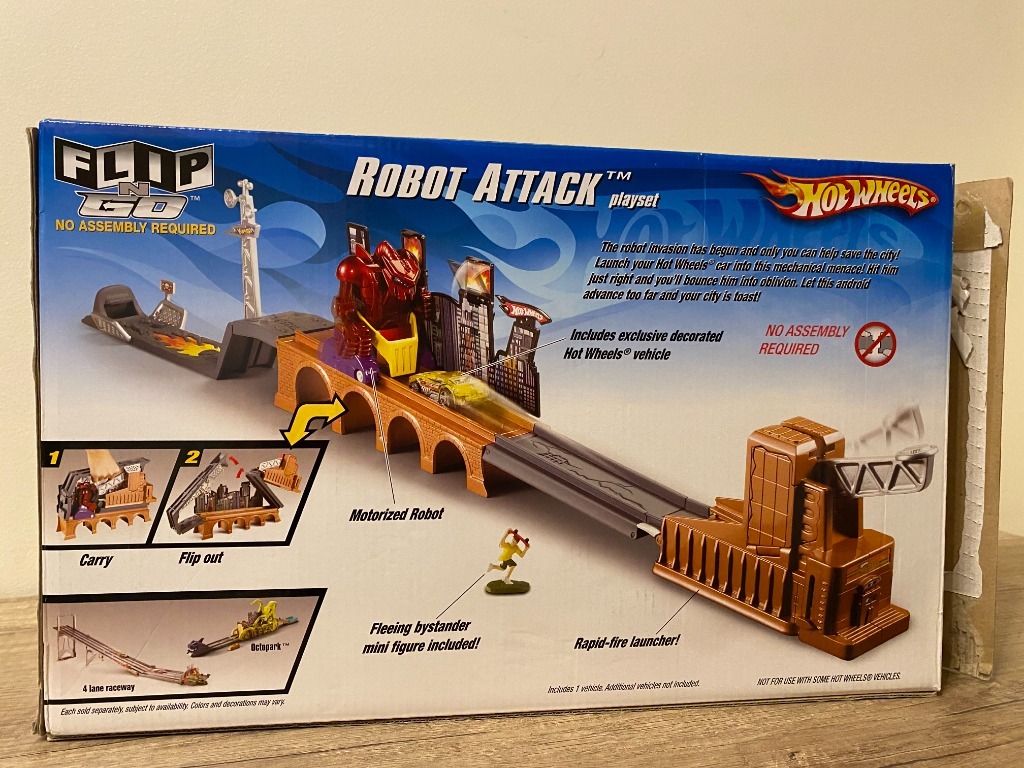 Hot Wheels ROBOT ATTACK super zestaw unikat !! Wyględy Kup