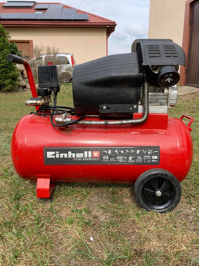 einhell Lokalnie 420/50/10 | - Borek teraz Allegro na Kup TC-AC KOMPRESOR OLEJOWY |