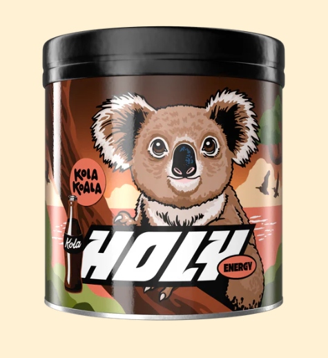 Holy Energy boost your focus kola koala coca cola zero cukru sugar free ...