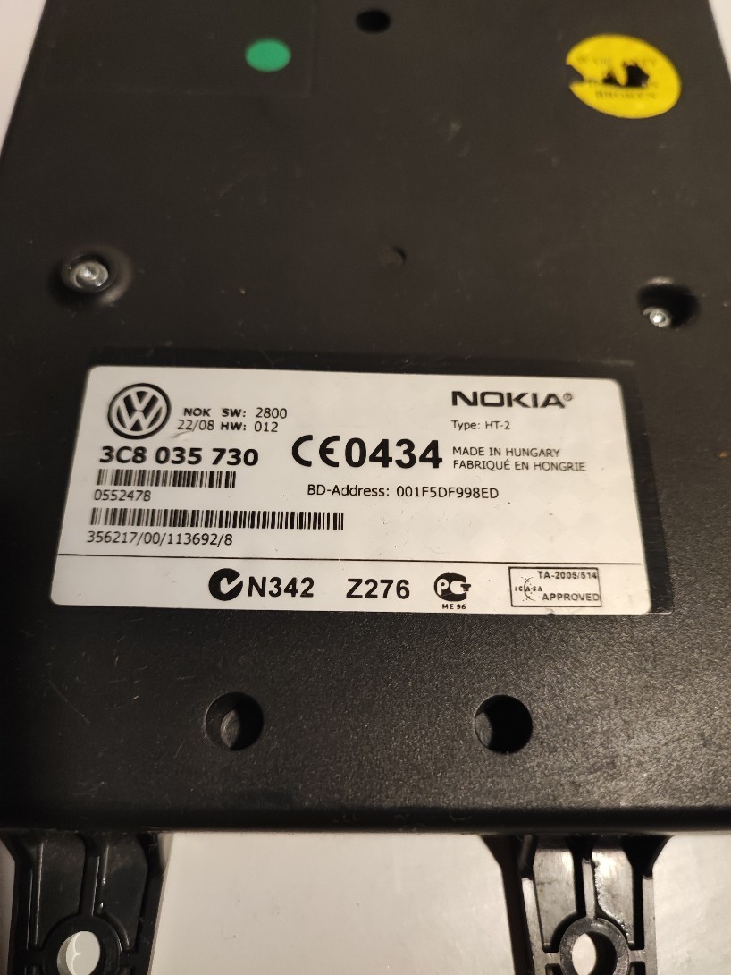 МОДУЛЬ BLUETOOTH ПАСАТ B6 3C8035730 