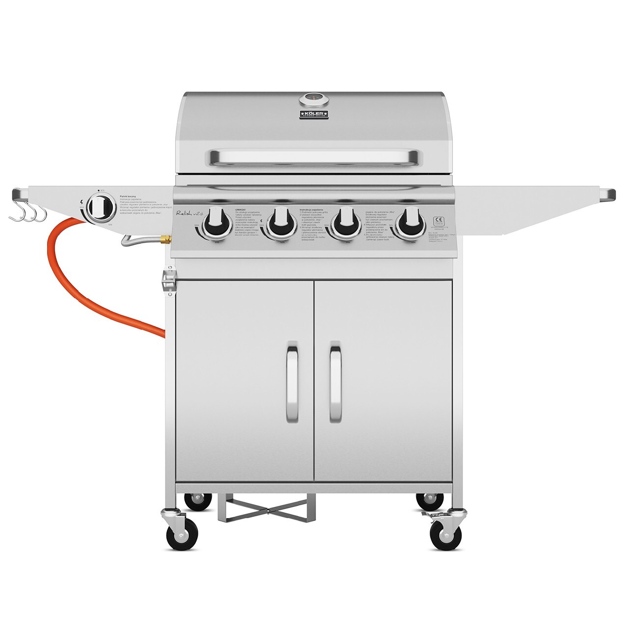 Grill gazowy Koler Relish v2 Silver 16 kW NIEDŹWIEDŹ Ogłoszenie na