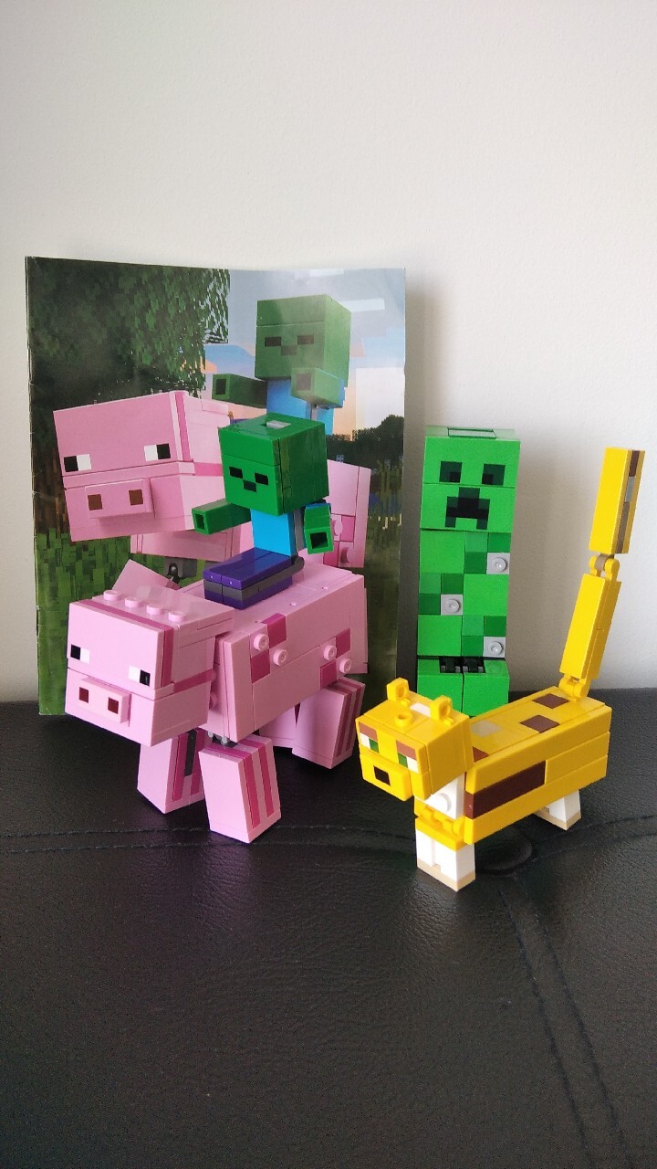 Klocki Minecraft My World BigFig Creeper ocelot | Mędrzechów | Kup