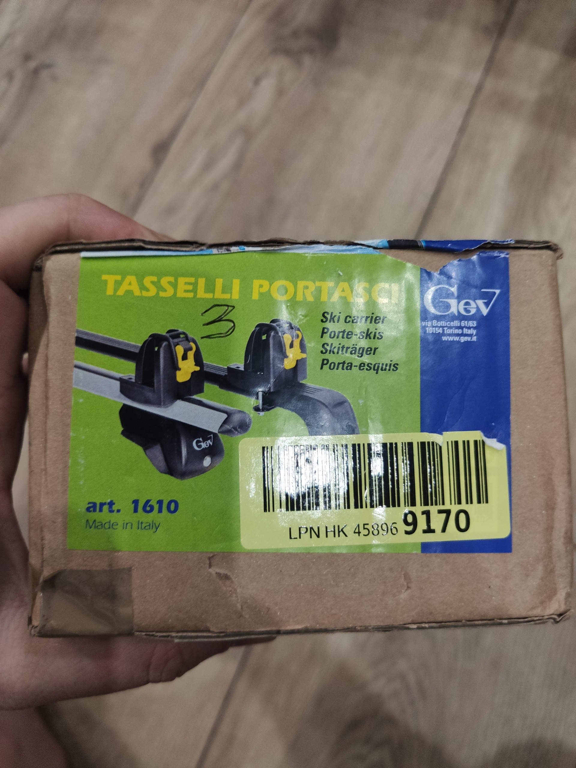 GEV 1610 УНІВЕРСАЛЬНИЙ КРІПЛЕННЯ НА ДАХ NA ЛИЖІ 