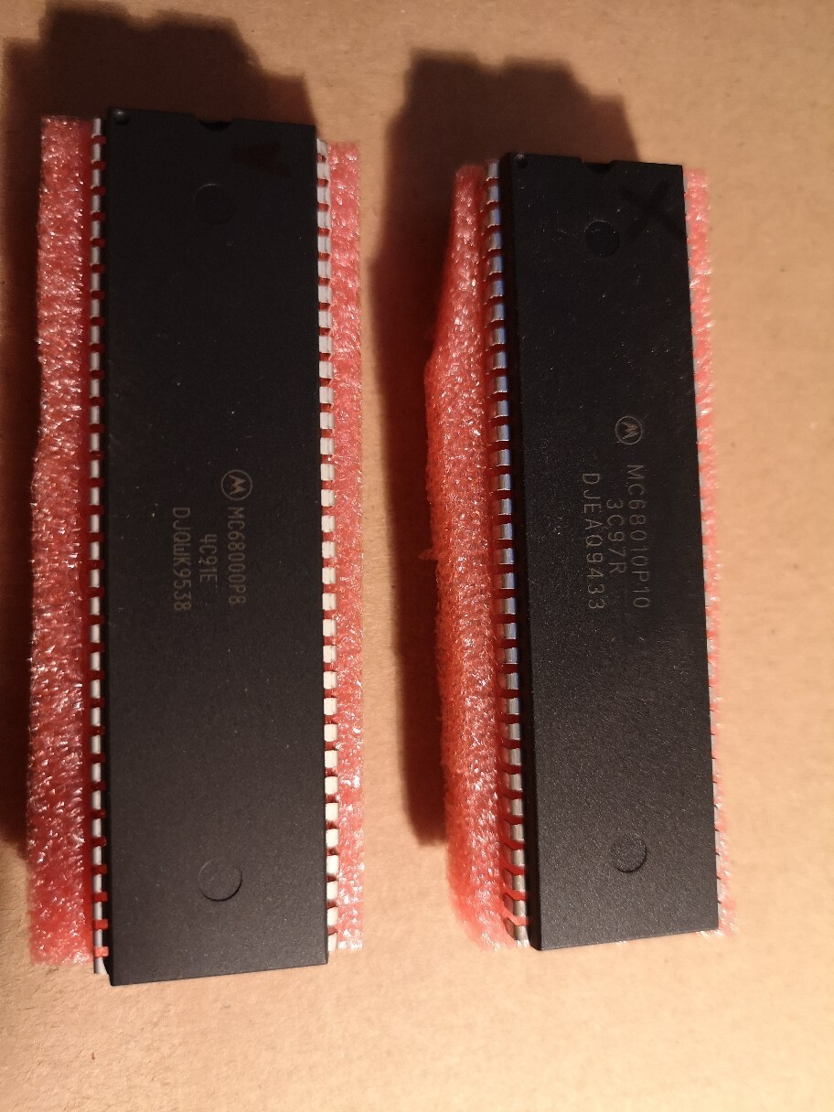 Procesory motorola 68000 68010 4 sztuki Mysłowice Licytacja na