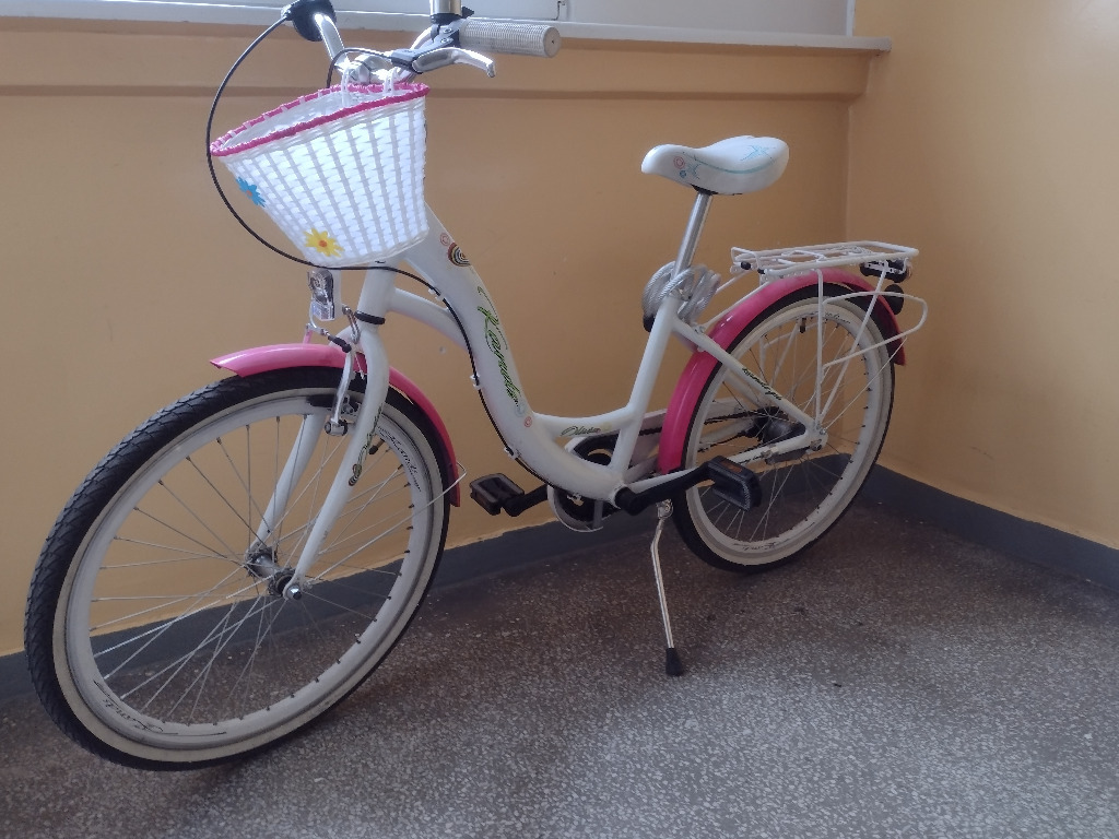 rower kands olivia 24 białoróżowy Wrocław Ogłoszenie na Allegro