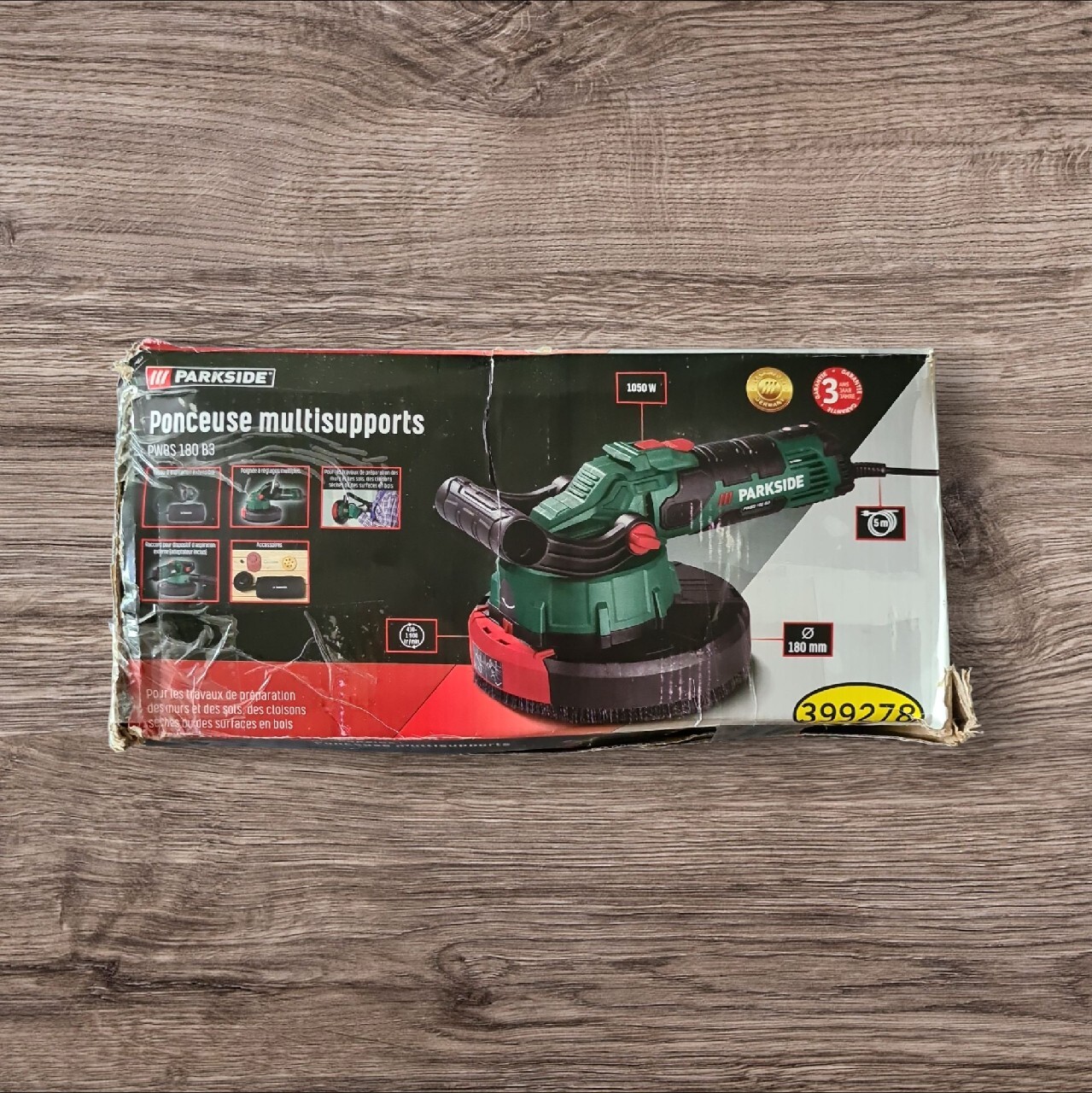 PARKSIDE® Ponceuse multisupports PWBS 180 B 1 mois d'utilisation 70.000F Numéro : 074734920