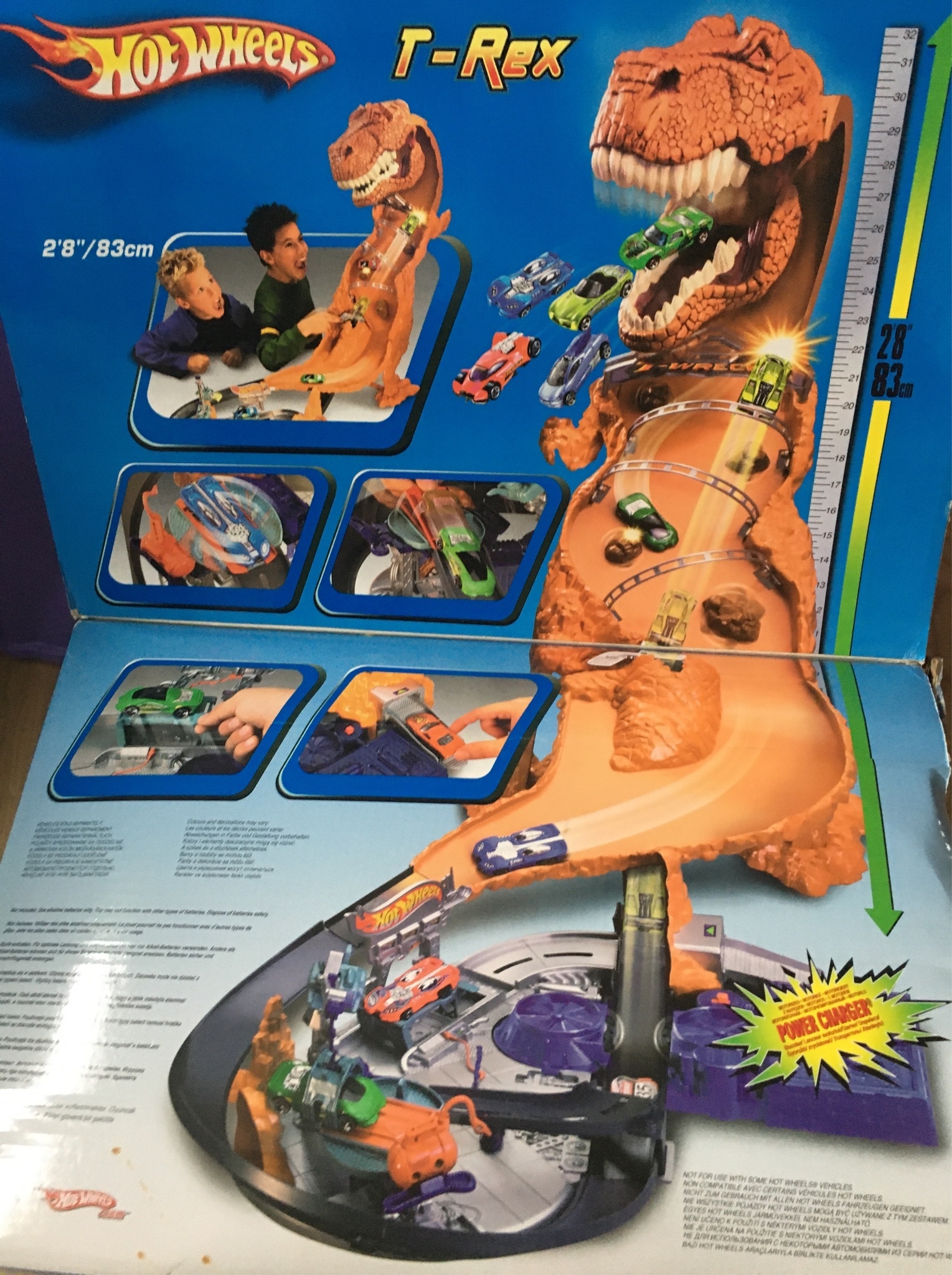 Tor Hot Wheels T-Rex wys. 83 cm z 
