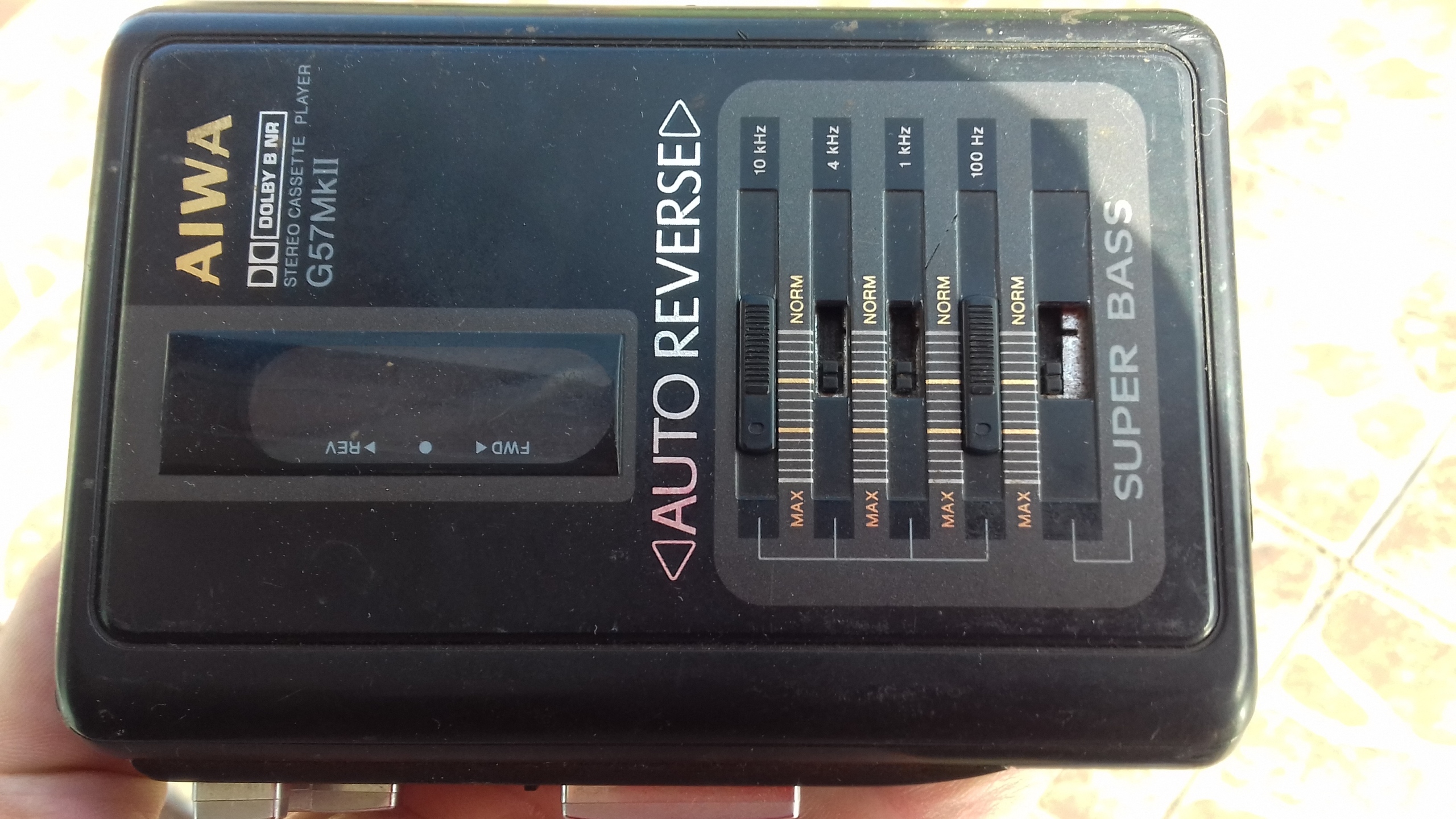 Aiwa Walkman HS-TX456 Vintage - Neuf En Boîte - Pour Pièces Ou Réparation