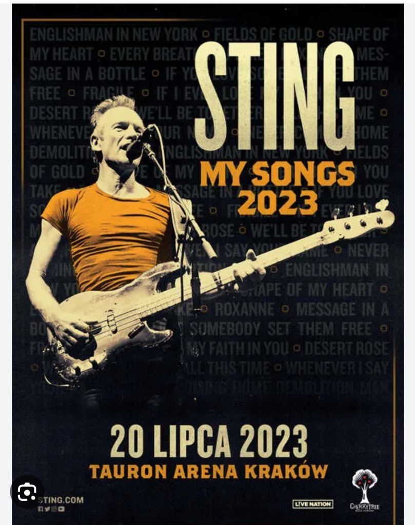 Bilety koncert Sting Gdańsk Ogłoszenie na Allegro Lokalnie