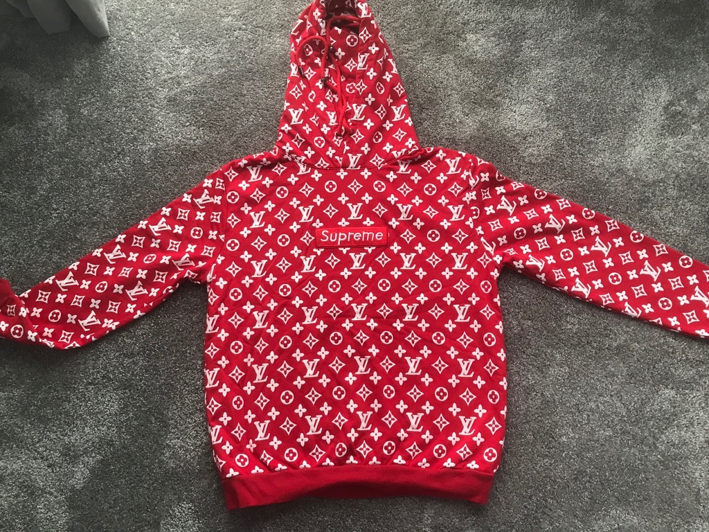 Supreme X Lv Bogo Box Logo Hoodie Bluza