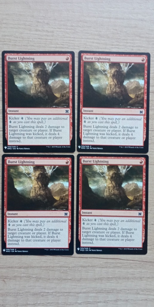 MtG Burst Lightning (MYS) Wrocław Kup teraz na Allegro Lokalnie