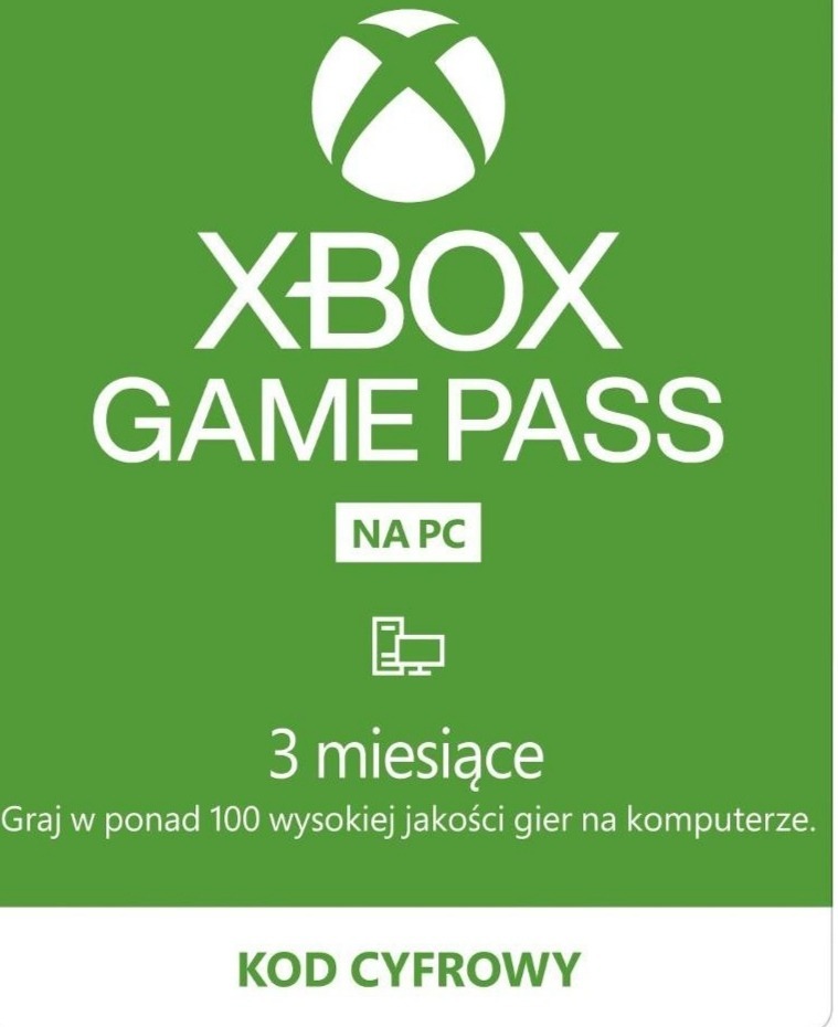 Xbox Game Pass Pc Kod 90dni Nowy Sącz Kup teraz na Allegro Lokalnie
