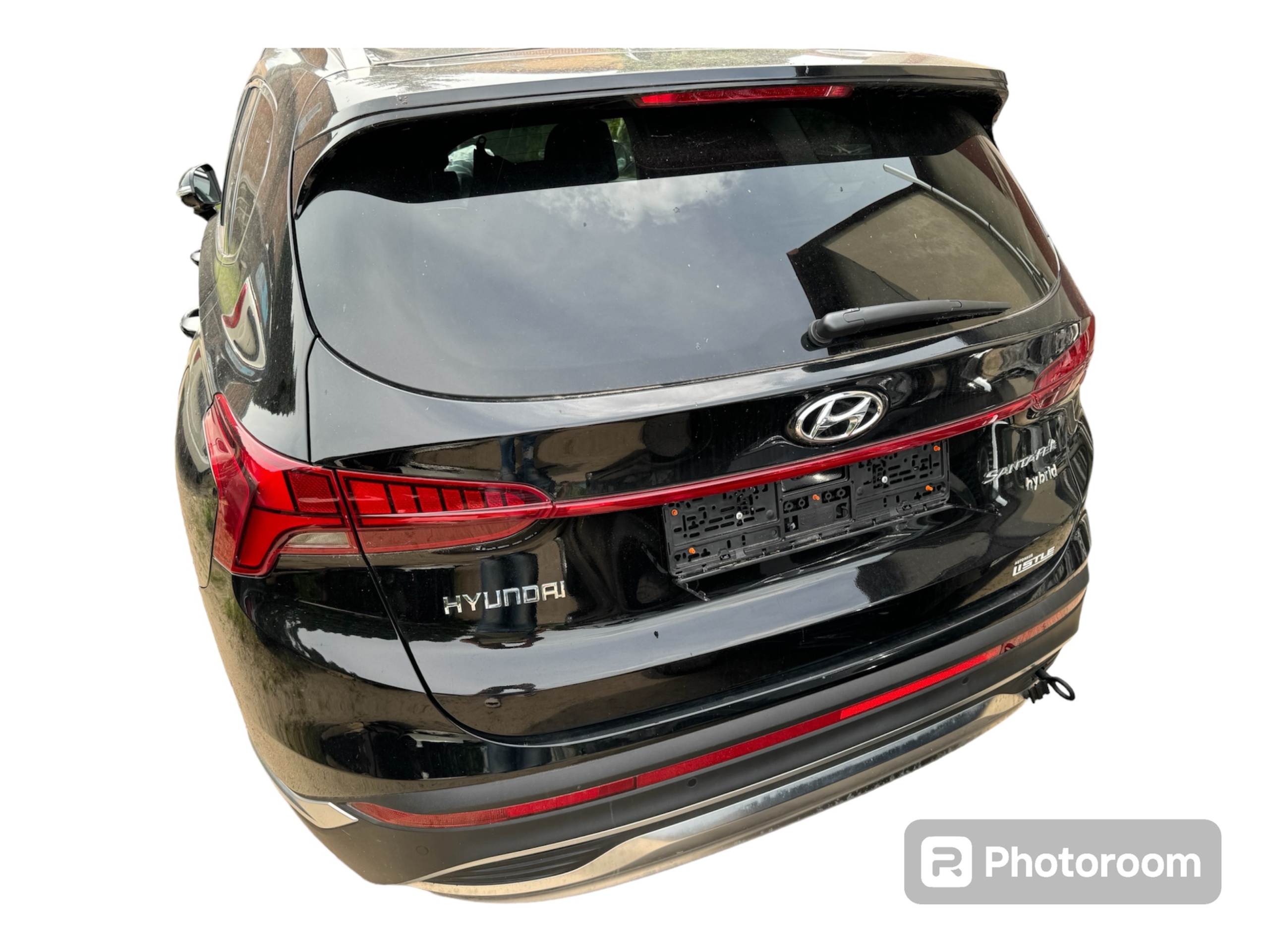 HYUNDAI SANTA FE IV РЕСТАЙЛ ЗАДНЯ ЗАД КРИШКА БАГАЖНИКА КОЛІР A2B ЧОРНА 