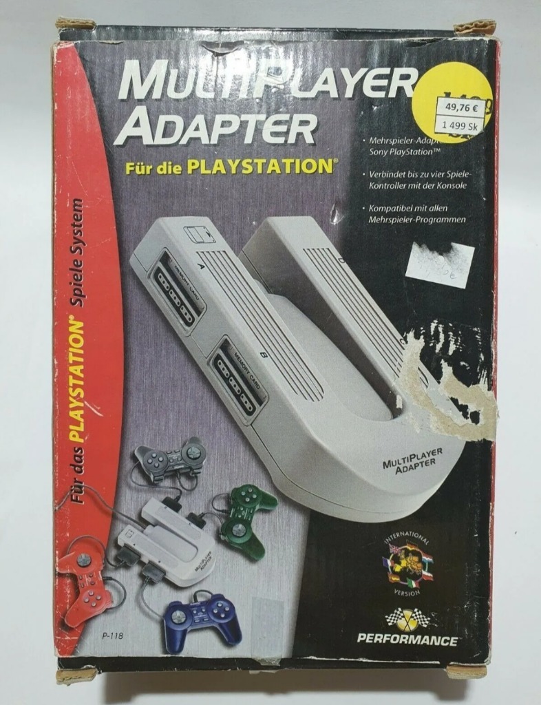 Multitap Multiplayer Adapter PS1 PSX Nowy Unikat Sieradz Licytacja