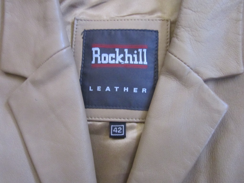 Rockhill leather skórzana marynarka r. 42 Krosno Kup teraz na