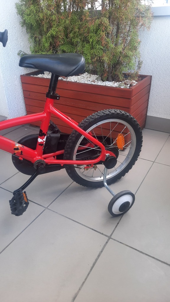 Rower Btwin Decathlon 16 cali koszyk 4 kółka BDB Warszawa Ogłoszenie na Allegro Lokalnie