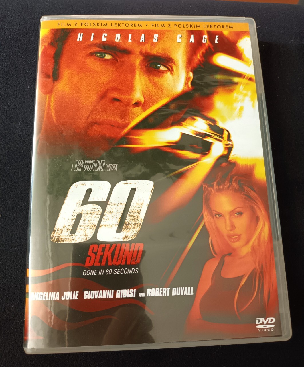 その他 DVD 60 SEKUND, NICOLAS CAGE, ANGELINA JOLIE, LEKTOR PL. | Żmigród