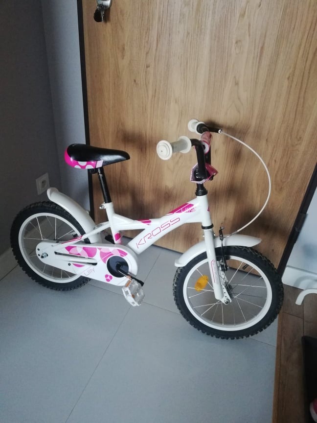 Rower dziecięcy KROSS LILLY 16 białoróżowy Warszawa Kup teraz na