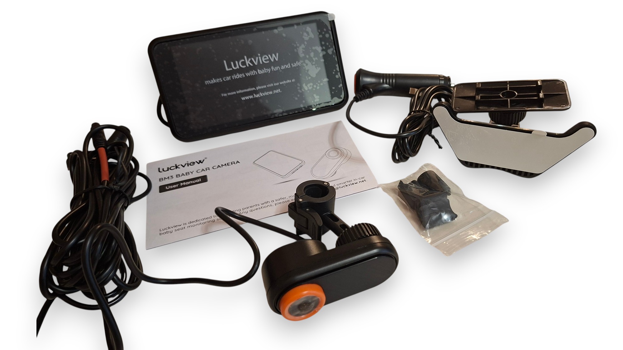 КАМЕРА АВТОМОБІЛЬНА ДЛЯ ДІТЬМИ LUCKVIEW BM3 МОНІТОР НОВА 