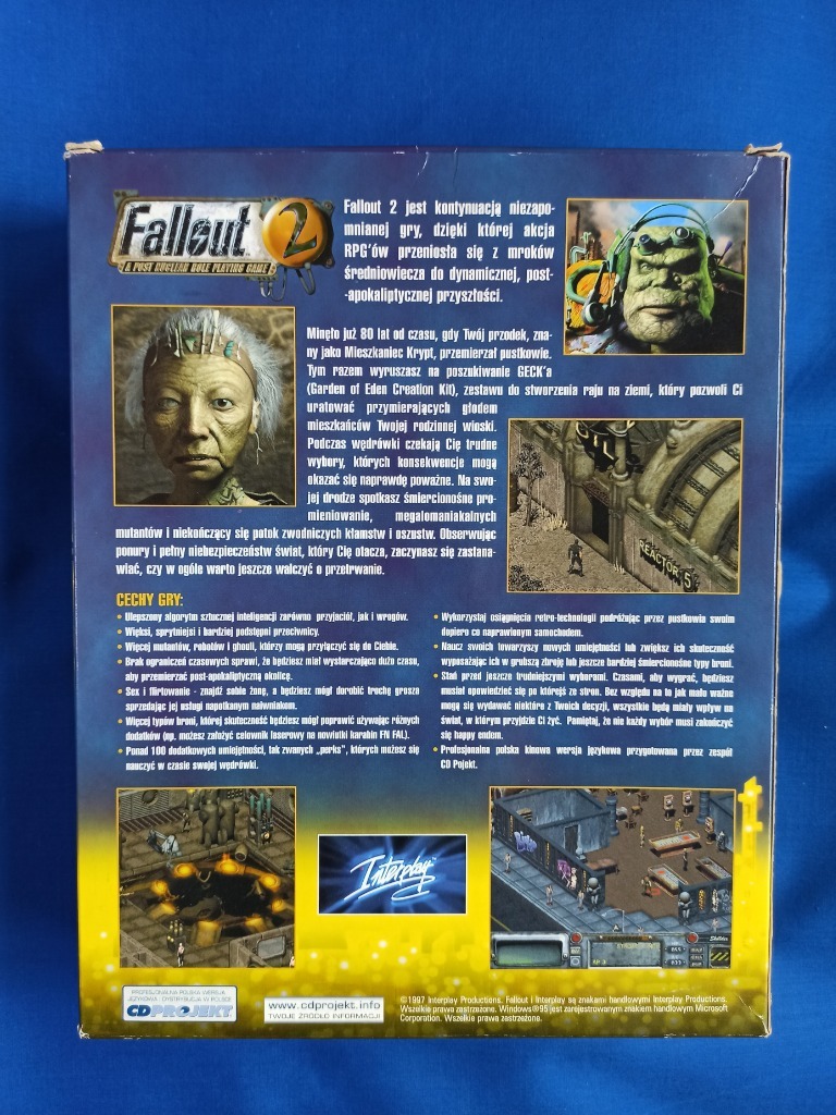 Fallout 2 BOX PL Wrocław Licytacja na Allegro Lokalnie