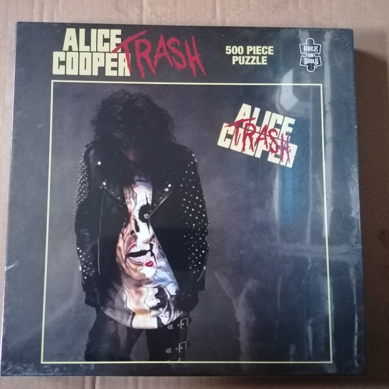 Puzzle Rock Saws 500 ALICE COOPER TRASH Stawiguda Kup teraz na