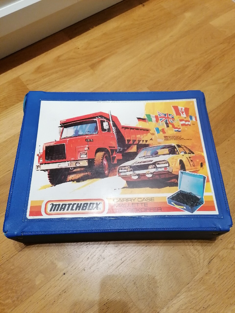 Carry Case Matchbox Walizka na 48 samochodów 1979 Kamienna Góra Kup