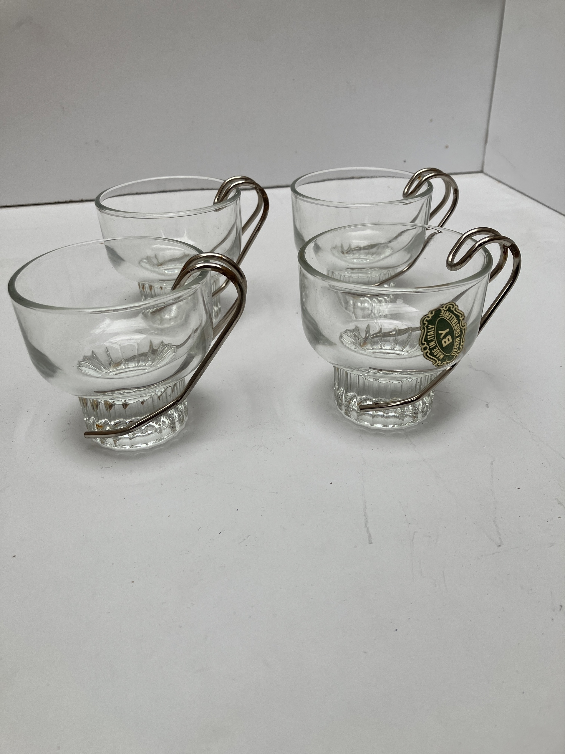 szklanki Made in Italy by DECOR CRISTALLERIE Kujawy Licytacja na