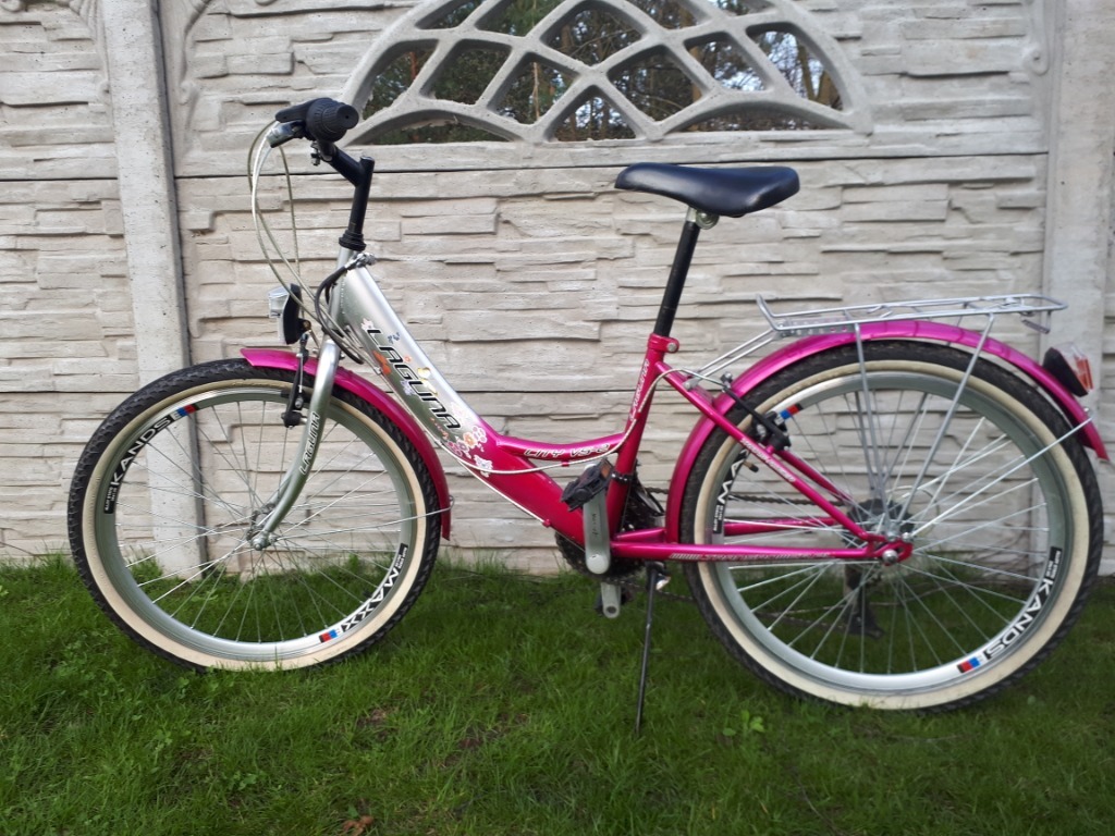 Rower damski dziecięcy LAGUNA 24" Nisko Ogłoszenie na Allegro Lokalnie