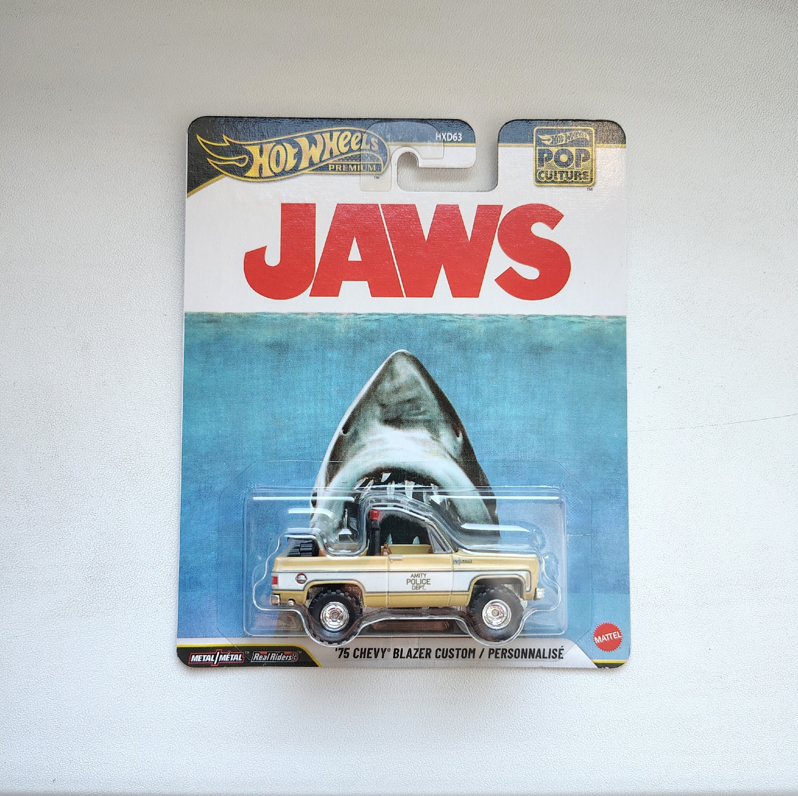 Hot Wheels Premium 75 Chevy Blazer Custom Personnalisé Jaws Pop Culture ...