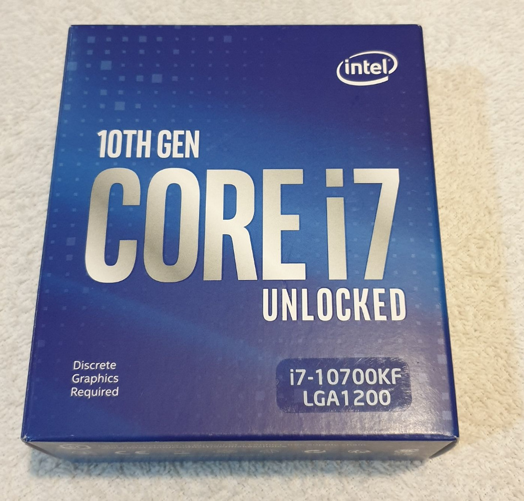 Zdjęcie oferty: Procesor Core i7-10700KF Gwarancja, Stan idealny